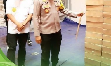 Polres Tasikmalaya Kota Perketat Pengamanan di Gudang Logistik KPU