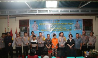 Kapolda Sulut Pimpin Baksos Tradisi Pembaretan Bintara Polri Angkatan 51/55 Tahun 2024