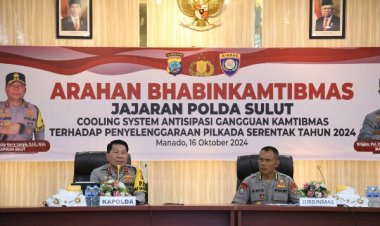 Kapolda Sulut Beri Pengarahan﻿ Ratusan Bhabinkamtibmas