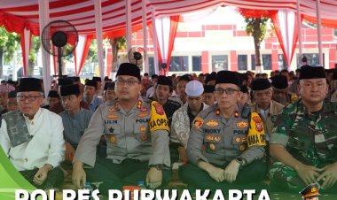 Polres Purwakarta Gelar Doa Bersama Guna Wujudkan Pilkada Yang Sejuk