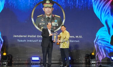 Kerendahan Hati Kapolri Kala Diganjar Tokoh Inklusi Peduli Kelompok Rentan