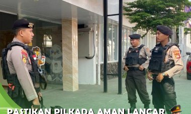 Pastikan  Pilkada Aman, Polda Jabar Sterilisasi KPU dan Bawaslu Provinsi Jawa Barat Dengan Libatkan Unit Satwa