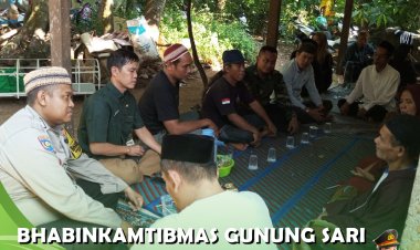 Bhabinkamtibmas Polsek Gunung Sari, Melayani  Masyarakat dan Menjaga  Kondusifitas Jelang Pilkada 2024