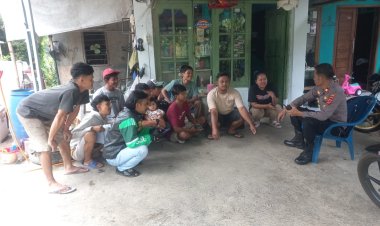 Wujud Kebersamaan Personil Polsek Sukabumi Efektifkan Sambang Warga