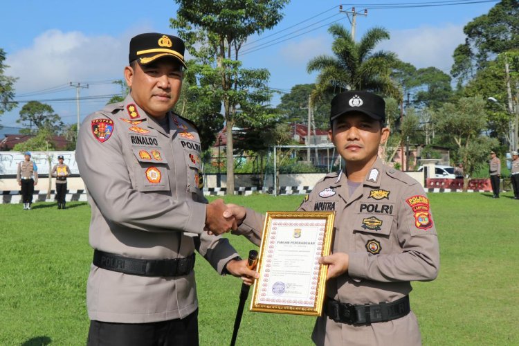 Tangkap Pelaku Curanmor, Personel Polda Lampung Dapat Hadiah Sekolah Inspektur Polisi dari Kapolri