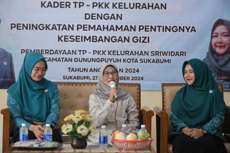 Pj Ketua TP-PKK Kota Sukabumi ikuti Kegiatan Indonesia Zero New Stunting di Kelurahan Sriwidari