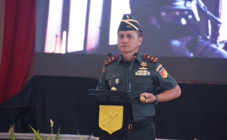 Pangdam XIII/Mdk Terima Laporan Korps Kenaikan Pangkat 20 Perwira Kodam