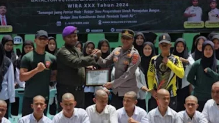 Jadi Pemateri di Kegiatan Pradiksar Menwa 01/WB-USK 2024, ini Pesan Wakapolsek Syiah Kuala