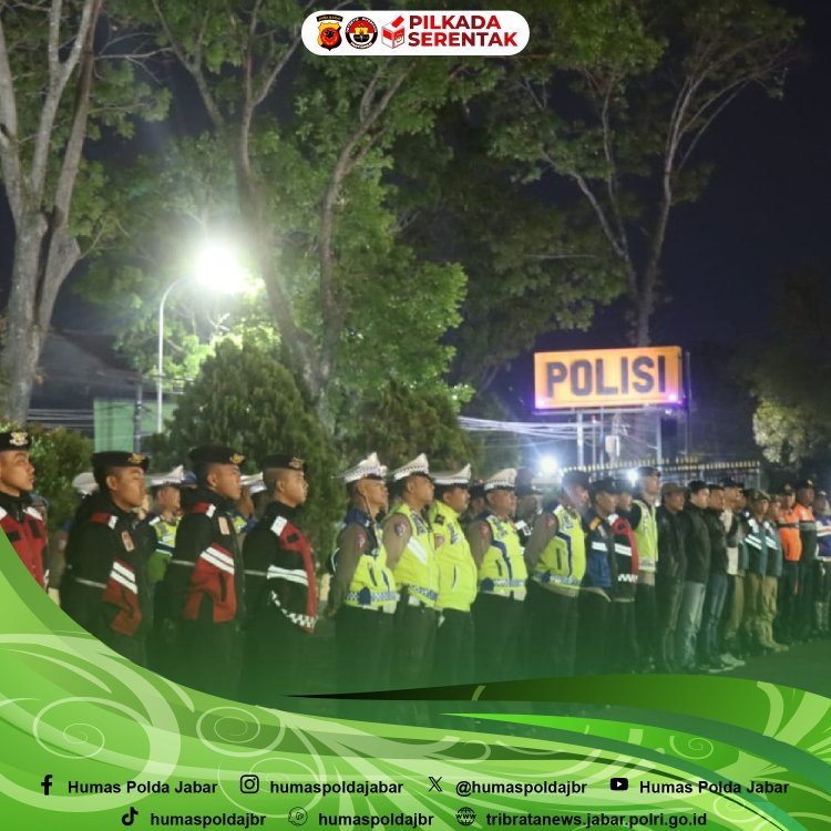 Jaga Kondusifitas Masa Kampanye, Polres Garut Gelar Patroli KRYD