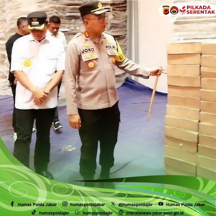 Polres Tasikmalaya Kota Perketat Pengamanan di Gudang Logistik KPU