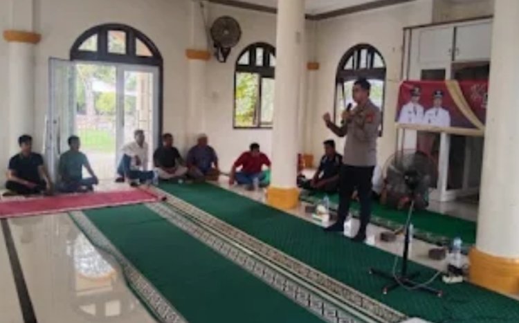 Kapolsek Blang Bintang Sosialisasi Bahaya Narkotika