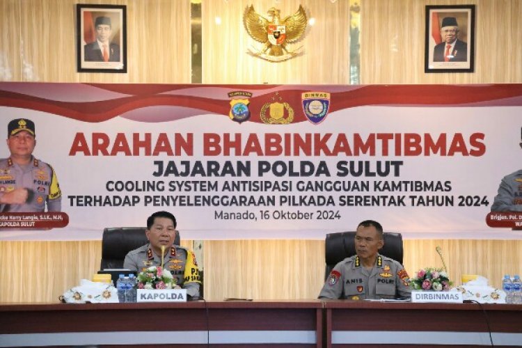 Kapolda Sulut Beri Pengarahan﻿ Ratusan Bhabinkamtibmas