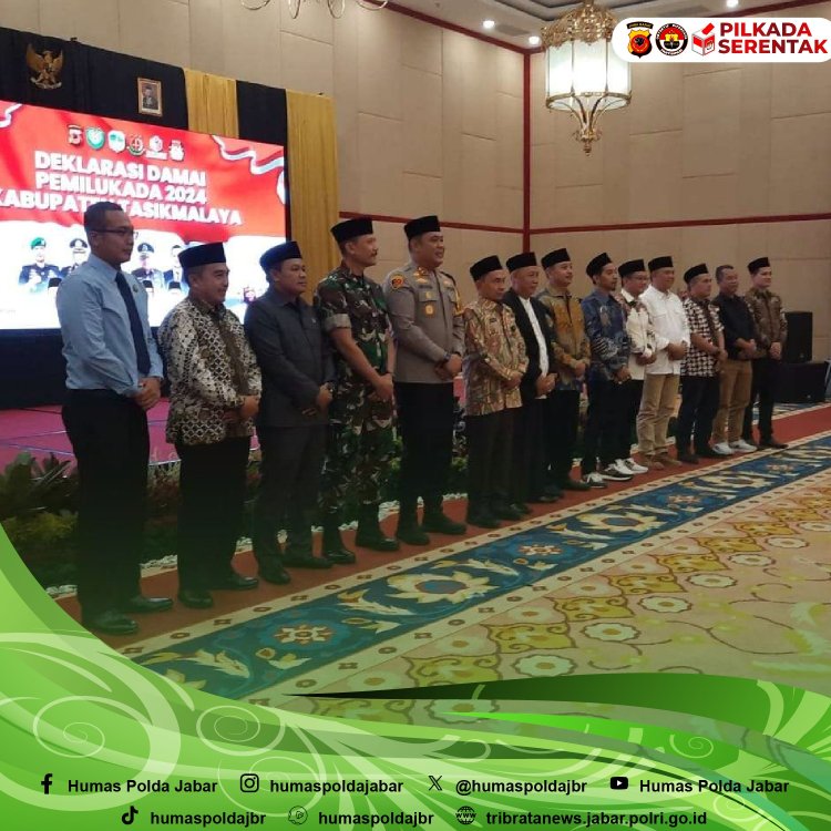 Polres Tasikmalaya Gelar Deklarasi Pilkada  Damai