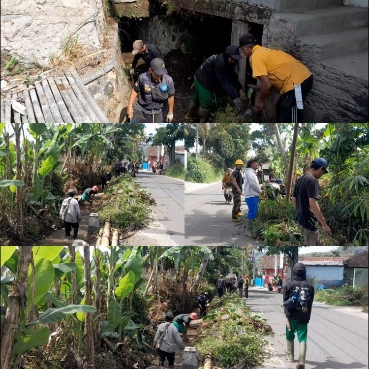 Hari kedua Pemdes Semplak Laksanakan Kegiatan Normalisasi Saluran Irigasi Tersier