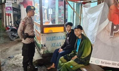 Jelang Pilkada Serentak 2024, Bhabinkamtibmas Polsek Kebonpedes Sampaikan Himbauan Kamtibmas