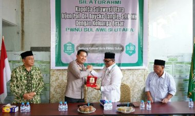 Kapolda Silaturahmi ke PWNU Sulut, Ajak Para Ulama Jaga Kamtibmas di Sulawesi Utara