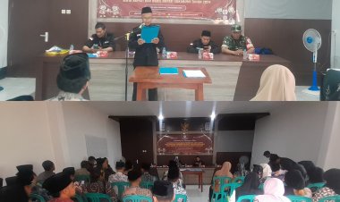 Pelantikan Dan Bimtek KPPS Desa Semplak Untuk Pemilu 2024