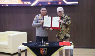 Lemdiklat Polri dan FORMAS Teken MoU