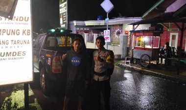 Bhabinkamtibmas Polsek Kebonpedes Ajak Warga Proaktif Jaga Kamtibmas