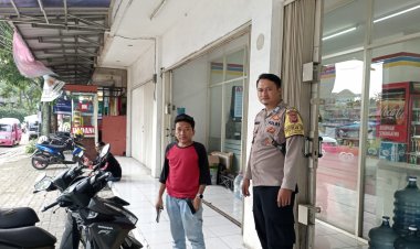 Bhabinkamtibmas Polsek Kebonpedes Sambangi Warga,  Berikan Himbauan Kamtibmas