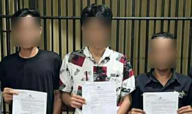 Resmob Polda Sulut Tangkap 3 Tersangka TPPO Modus Aplikasi Prostitusi Online di Manado