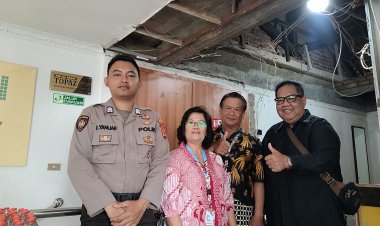 Polsek Cisaat Gelar Pengamanan Minggu Kasih di Gereja, Berikan Rasa Aman Bagi Jemaat
