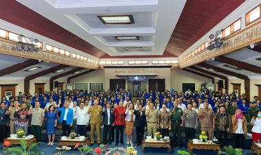 Geber Jurnalis Kebangsaan Mahasiswa, Universitas Warmadewa Terima Penghargaan BNPT