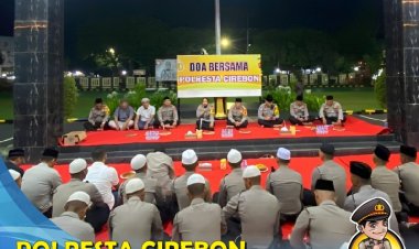 Polresta Cirebon Gelar Do'a Bersama Jelang Pilkada Serentak 2024
