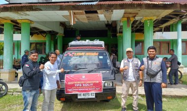 Bawaslu Kabupaten Kaur,Kawal Pengiriman Logistik Ke TPS Sulit