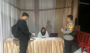 Jaga Stabilitas Kamtibmas, Polsek Sukaraja Tingkatkan Patroli ke Lokasi TPS