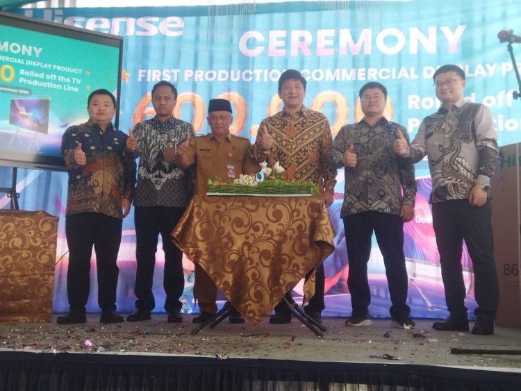 Hisense Indonesia Sukses Produksi Lokal 600.000 Unit TV Tahun Ini