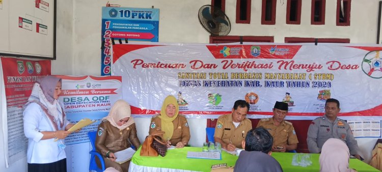 Pemdes Tanjung Iman I Laksanakan Sosialisasi Open Defecation  Free   Kabupaten Kaur Bebas STOBABS