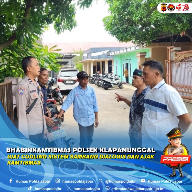 Bhabinkamtibmas Polres Bogor Laksanakan Giat Cooling System dan Ajak Warga Jaga Kamtibmas