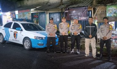 Kapolsek Kebonpedes Pimpin Patroli KRYD, Antisipasi Gangguan Kamtibmas