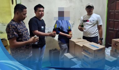 Operasi Pekat Lodaya 2024, Polres Indramayu Amankan Ratusan Botol Miras Berbagai Merk