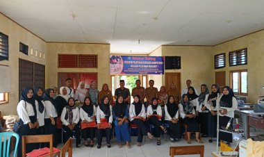 Jawab Tantangan Dunia Kerja, Disnakertrans Kabupaten Kaur Laksanakan Progam Latihan Menjahit Bersertifikat