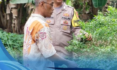 Dukung Program Asta Cita, Polsek Ciamis Ajak Warga Manfaatkan Lahan Produktif