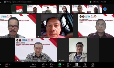 Dewan Juri Tentukan Juara Kompetisi Jurnalis Kebangsaan Mahasiswa BNPT