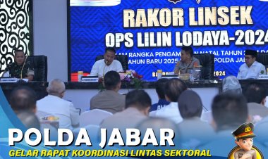 Polda Jabar Gelar Rapat Kordinasi Lintas Sektoral Untuk Pengamanan Nataru