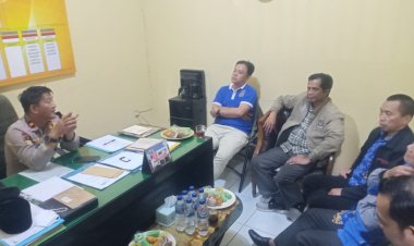 Cipta Kondisi Jelang Nataru, Kapolsek Sukabumi Laksanakan  Silaturahmi