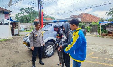 Sampaikan Himbauan Kamtibmas Jelang Nataru,Ini Yang di Lakukan Polsek Kebonpedes