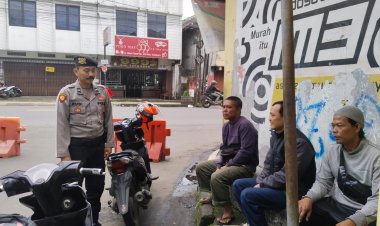 Jelang Libur Natal dan Tahun Baru, Polsek Cisaat Intensitkan Patroli Dialogis