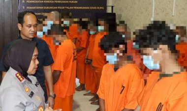 Polresta Cirebon Amankan Empat Pelaku Pengeroyokan Mengakibatkan Korban Meninggal Dunia