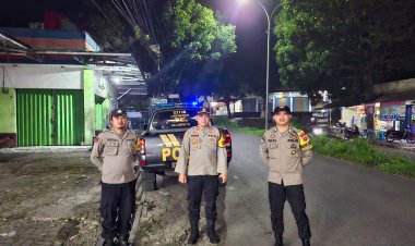 Cegah Gangguan Kamtibmas Malam Minggu, Polsek Kebonpedes Gelar Patroli KRYD