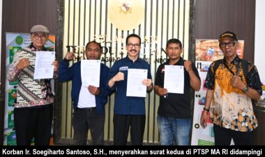 Pencari Keadilan Soegiharto Santoso Kembali Surati Ketua MA