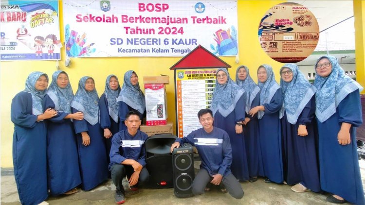 SDN 06  Kabupaten Kaur Semakin Eksis  BOSKIN Dari Dinas Pendidikan