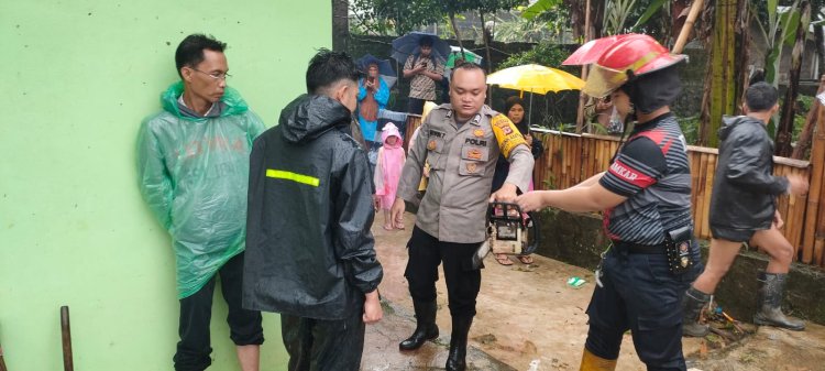 Akibat Curah Hujan Cukup Tinggi,Terjadi Tanah Longsor di Kecamatan Sukaraja