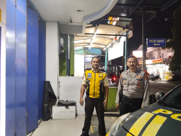 Patroli Biru Polsek Cisaat, Cegah Gangguan Kamtibmas