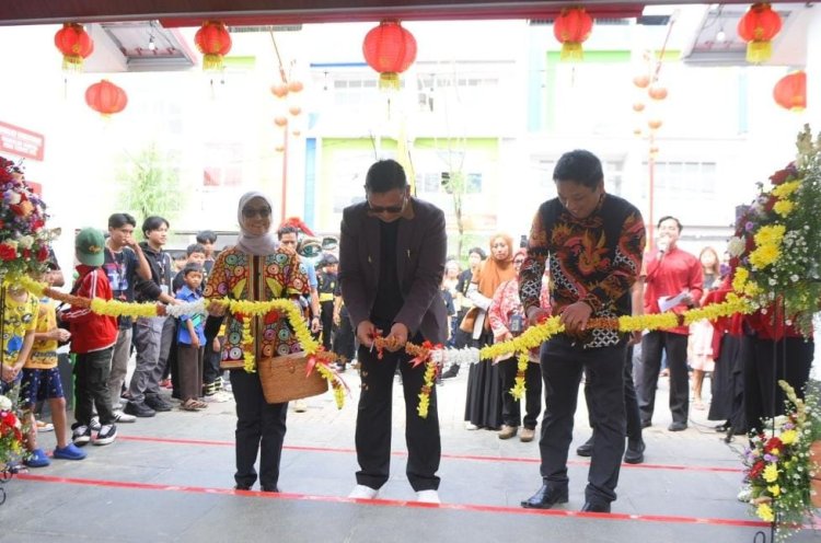 Polsek Warudoyong Laksanakan Pengamanan  Grand Opening Odeon Chinatown Soekaboemi