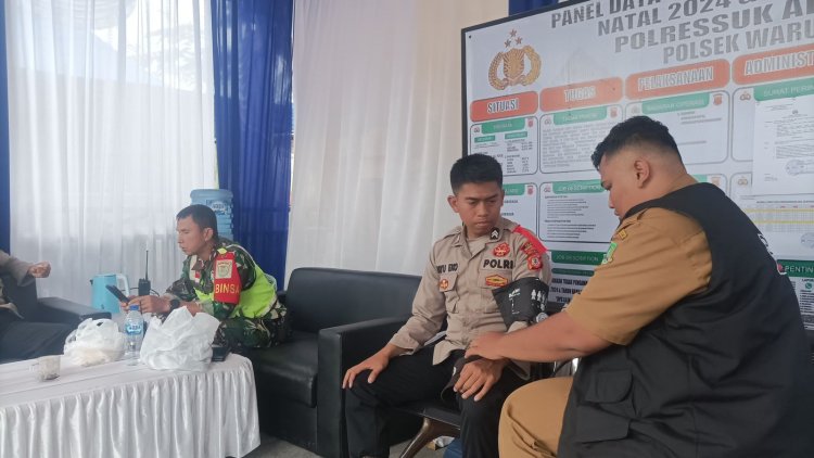 Pastikan Kondisi Stamina Petugas Stabil, Dinkes Kota Sukabumi Lakukan Cek Up Kesehatan Anggota Pos PAM Nataru